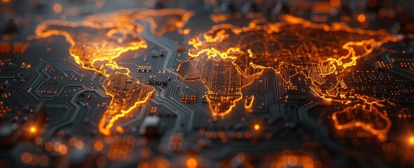 Global Network Connectivity and Data Transfer in Electronic Market