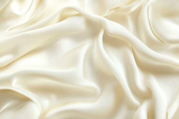 Obraz premium Soft cream linen texture, elegant and soft, fabric.