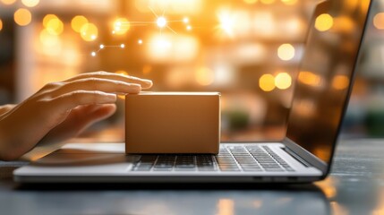 Updating Inventory Records on Laptop