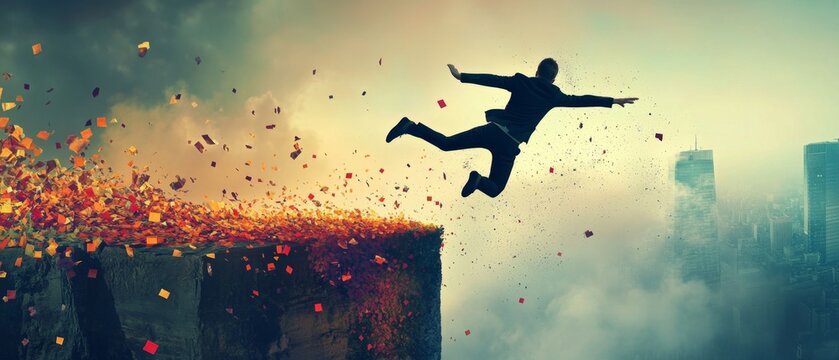 Breaking boundaries symbolic image vibrant colors new work inspired approach commitment to results high-energy creativity fresh perspectives bold path thinking outside the box impactful composition