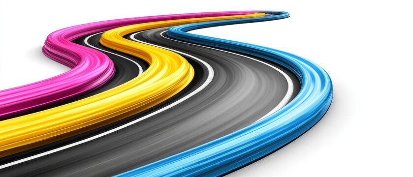 Journey through diverse paths visual commitment progress unique perspectives inspiring novelty dedicated individuals focused results dynamic atmosphere unified goal vibrant colors balanced creativity