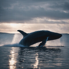 Obraz premium Whale Closeup