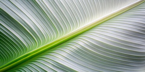 Fototapeta premium Seamless White Banana Leaf Relief Pattern Texture with Long Exposure Effect for Elegant Backgrounds and Creative Design Projects