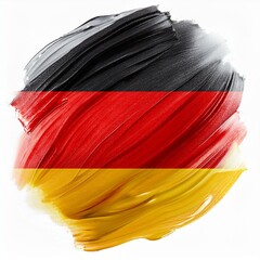 German Abstract National Flag  Design AI Image