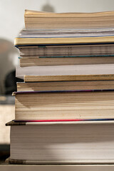 Fototapeta premium stack of books