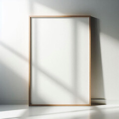 blank photo frame mockup