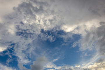 Cloudscape has been developing in gorgeous form. The clouds have been developing in gorgeous form.