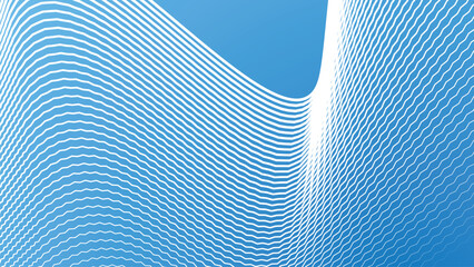 Blue light abstract background with stripes zigzag lines for backdrop