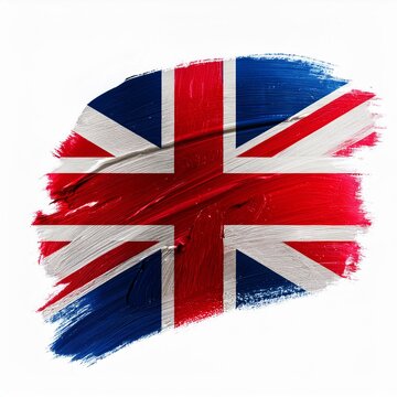 recommend clip art: UK country flag painted on tag