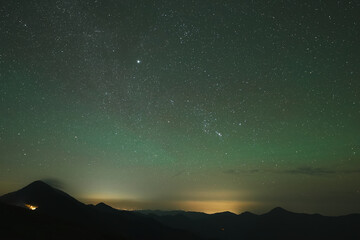 天狗高原の星空