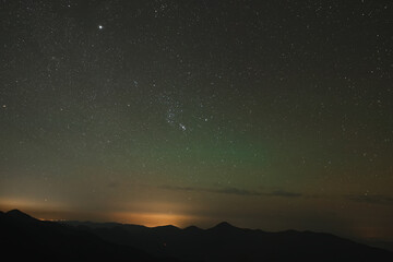 天狗高原の星空