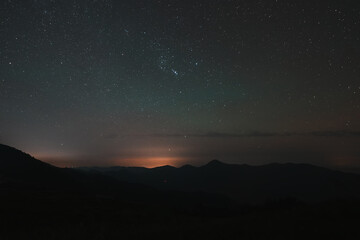 天狗高原の星空
