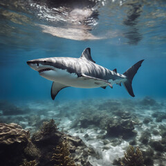 Fototapeta premium Great White Shark