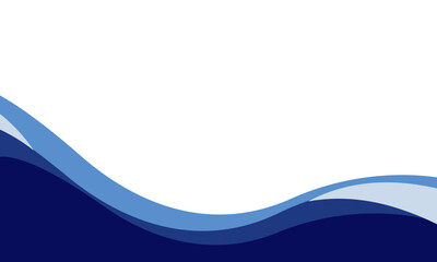 abstract blue wave background for frame
