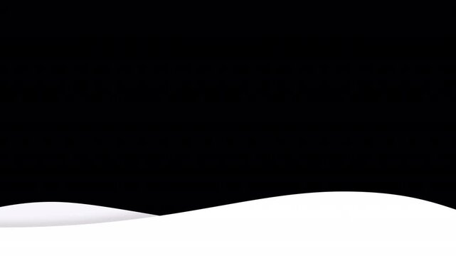 Winter Snowy Hill with Transparent Background