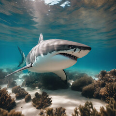Fototapeta premium Great White Shark