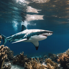 Fototapeta premium Great White Shark