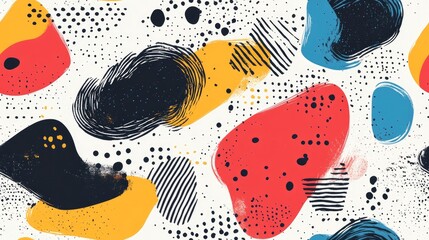 Fototapeta premium Abstract colorful seamless pattern ideal for web design vibrant and dynamic aesthetic