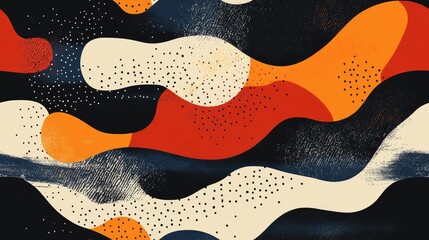Obraz premium Seamless abstract pattern showcasing unusual designs and textures perfect for modern graphic applications