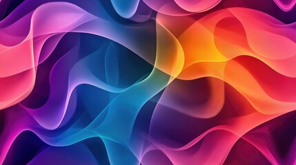 Obraz premium Beautiful multicolored abstract seamless pattern ideal for versatile designs perfect for websites print media wallpapers and brochures