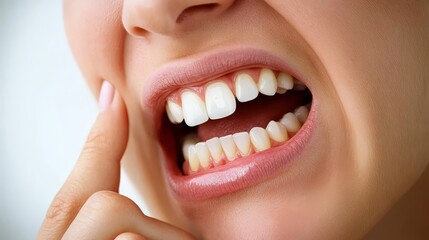 Obraz premium Woman Touching Jaw Toothache Dental Pain Pain Relief