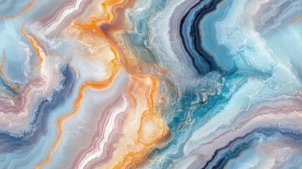 Fototapeta premium Seamless abstract marble texture pattern featuring vibrant hues for artistic backgrounds and design