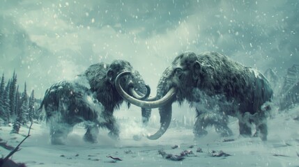 Mammoths in a Blizzard