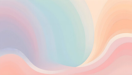 illustration Minimalist pastel background with a blend of warm and cool tone