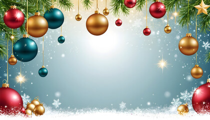 illustration Christmas Ornament Sparkle Background