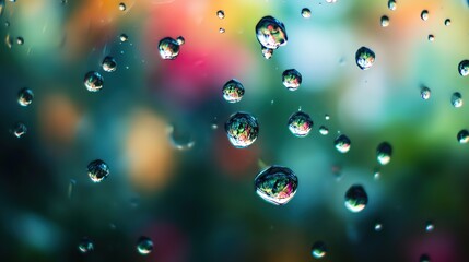 rain drops on window