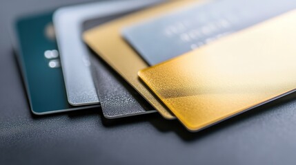 A sleek metallic card design featuring a glossy, reflective surface with subtle engravings or patterns. The card exudes a sophisticated and modern aesthetic, ideal for high-end branding, 