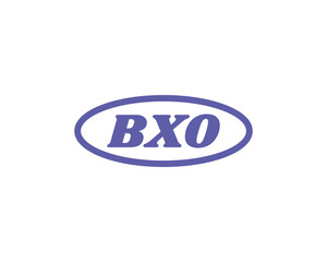 BXO logo design vector template. BXO