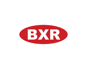 BXR logo design vector template. BXR