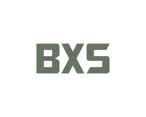 Obraz premium BXS logo design vector template. BXS