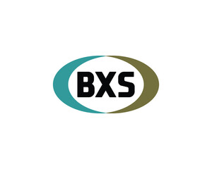 BXS logo design vector template. BXS