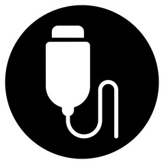 cable glyph icon