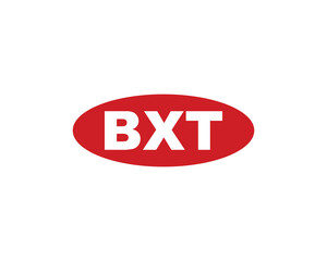 BXT logo design vector template. BXT
