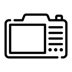 camera line icon