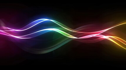 Fototapeta premium Gradient Light Effect Smoke on Black Background - a mesmerizing and atmospheric visual. The gradient smoke effect adds depth and intrigue to the dark backdrop.