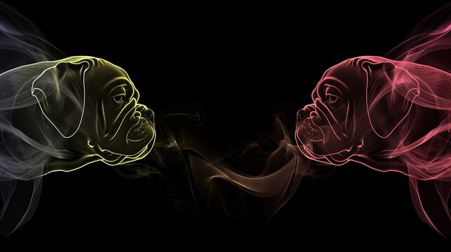 Gradient Light Effect Smoke on Black Background - a mesmerizing and atmospheric visual. The gradient smoke effect adds depth and intrigue to the dark backdrop.