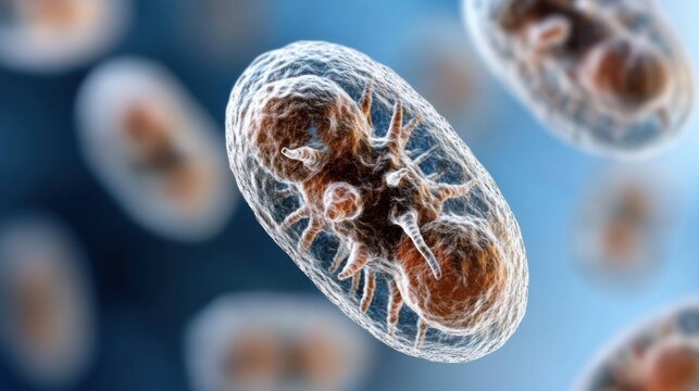 Microscopic protist cells in detail: a study on microbial life forms