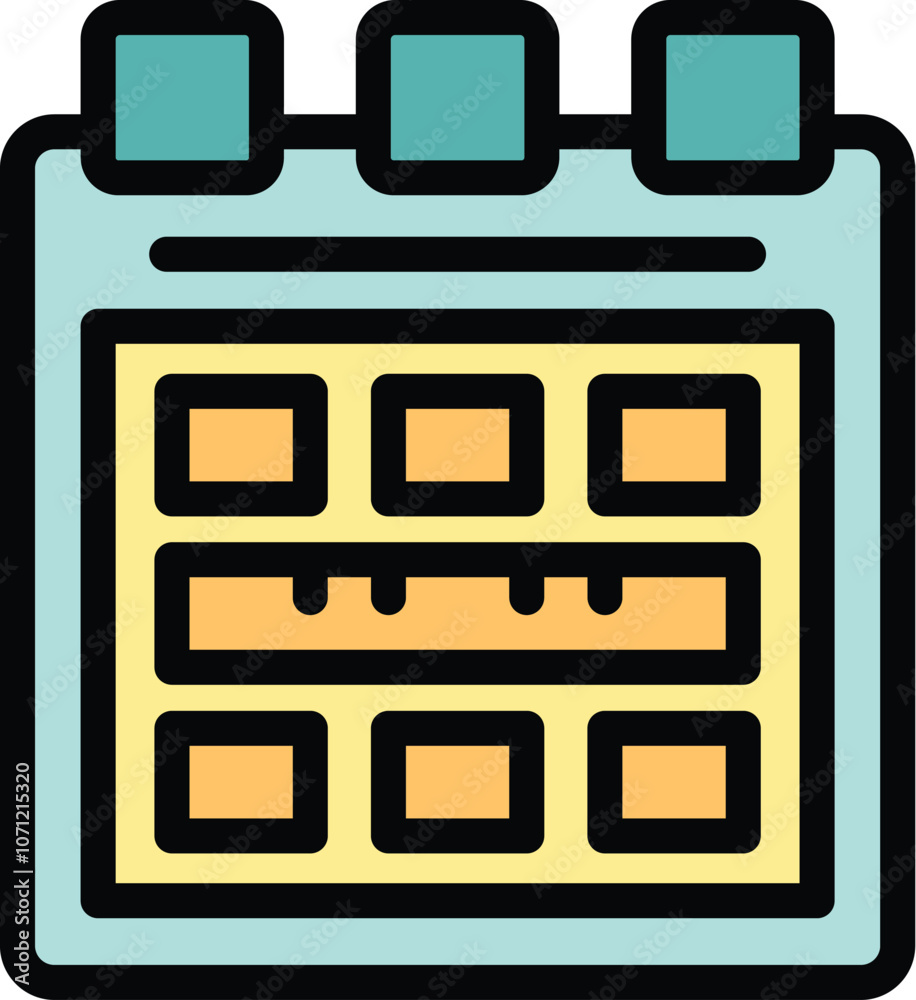 Poster calendar app is open showing the current month view with days for scheduling appointments and events