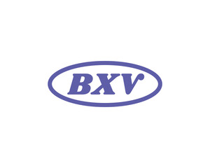 BXV Logo design vector template. BXV