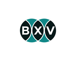 BXV Logo design vector template. BXV