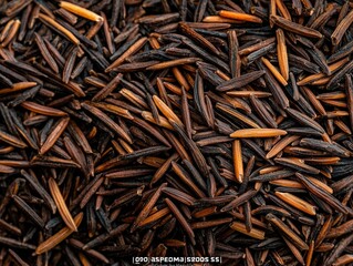 Close up of wild rice