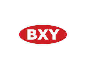 BXY logo design vector template. BXY