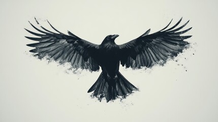 Raven in Flight