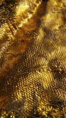 Shiny gold fabric texture