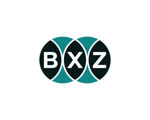 BXZ logo design vector template. BXZ