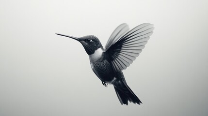 Naklejka premium Hummingbird in Flight